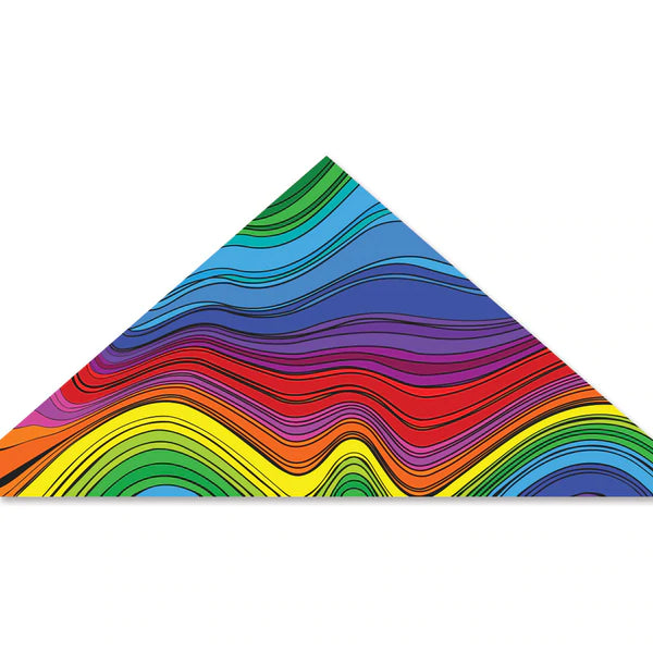 56" Electromagnetic Rainbow Delta Kite - Kitty Hawk Kites Online Store