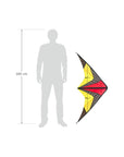 HQ Kites and Designs 11234660 Quickstep II Kite, Graphite - Kitty Hawk Kites Online Store