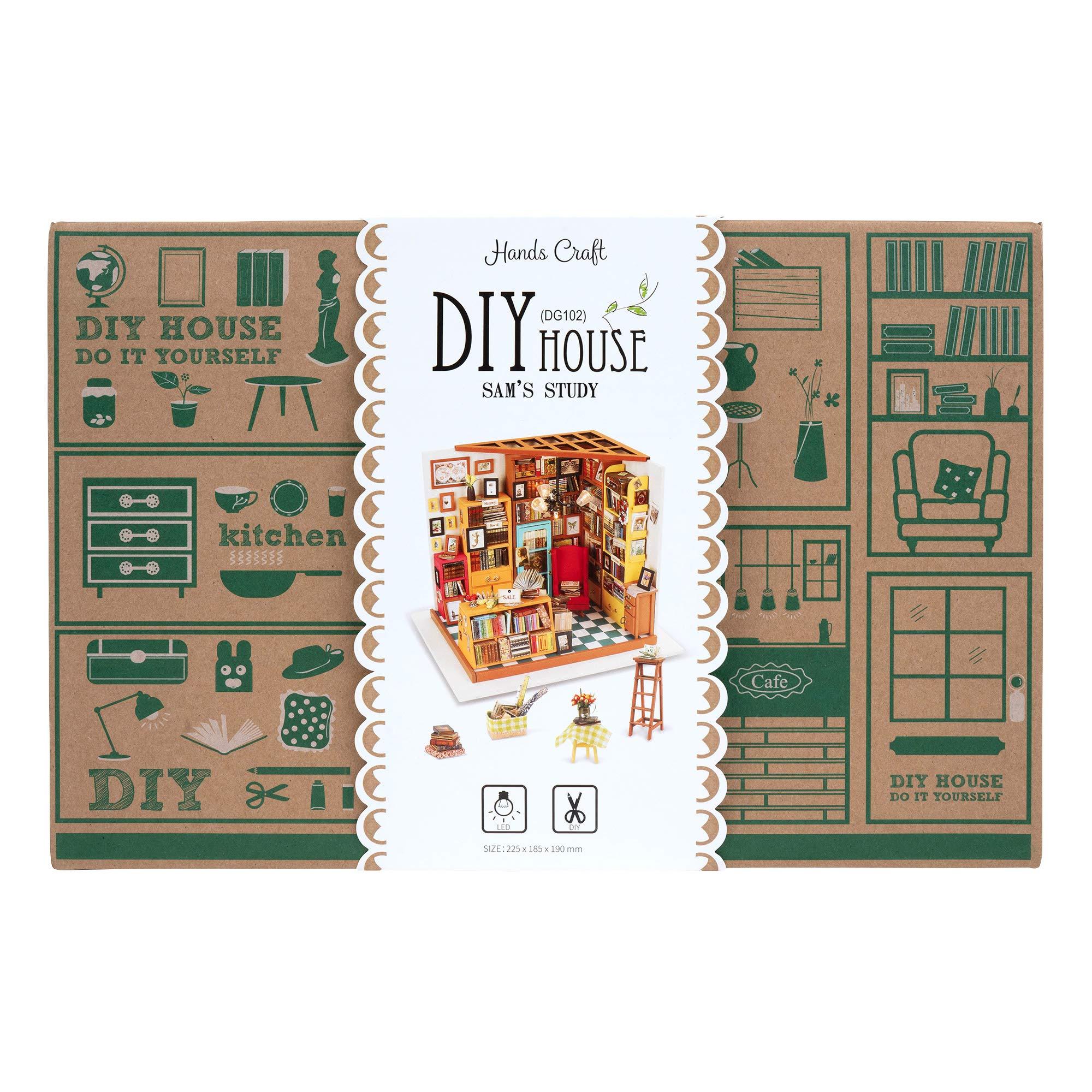 Sam's Study Library Wooden Dollhouse - Kitty Hawk Kites Online Store