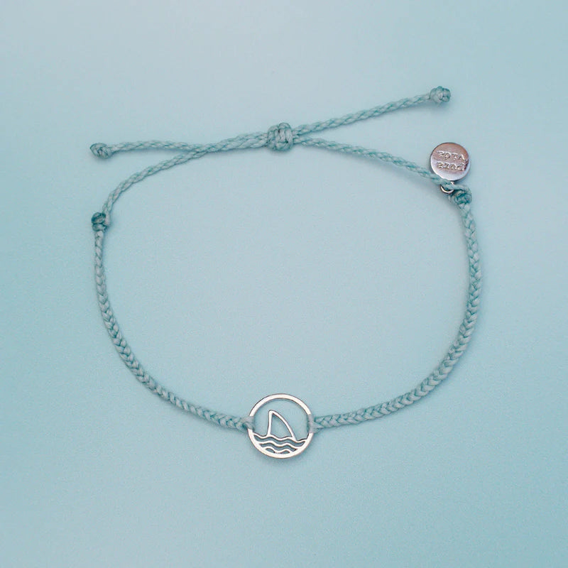 Pura Vida Swimming Shark Metal Charm Bracelet - Kitty Hawk Kites Online Store