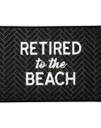 Retired To The Beach Decorative Doormat - Kitty Hawk Kites Online Store