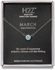 18in Aquamarine Birthstone Necklace - Kitty Hawk Kites Online Store