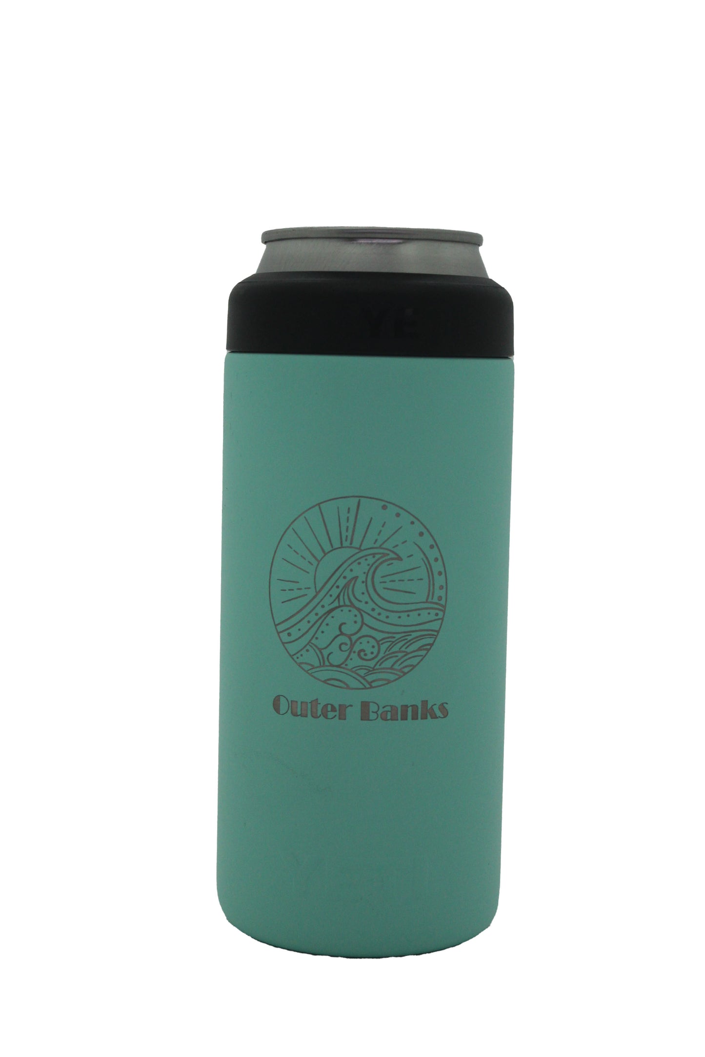 YETI RAMBLER® 12 OZ COLSTER® SLIM CAN COOLER - OBX ENGRAVED TURTLE