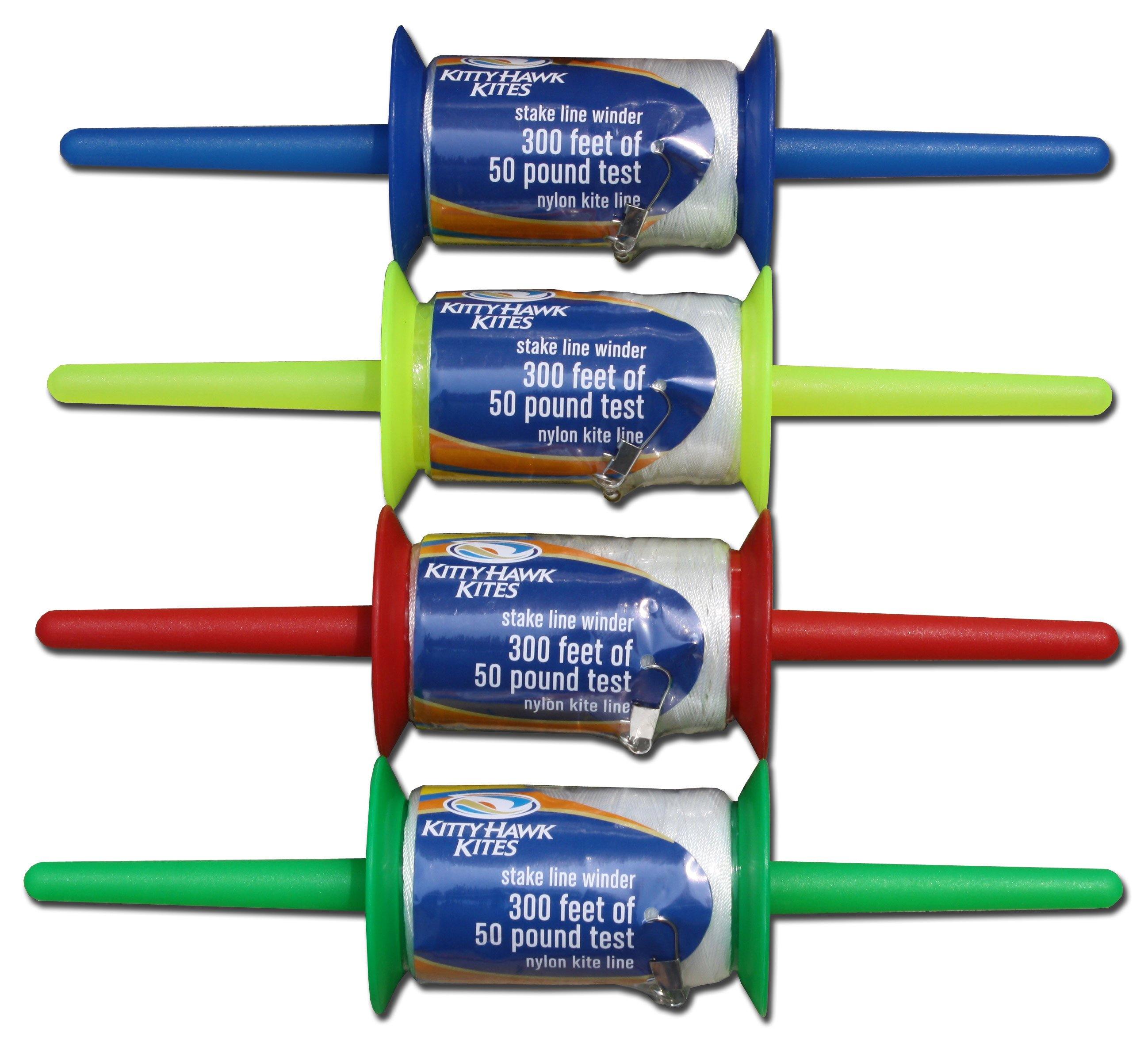  Kite Spool - 500 Feet of 90 Lb Test (Assorted Colors) : Toys &  Games