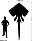 Black Stingray Delta Kite - Kitty Hawk Kites Online Store