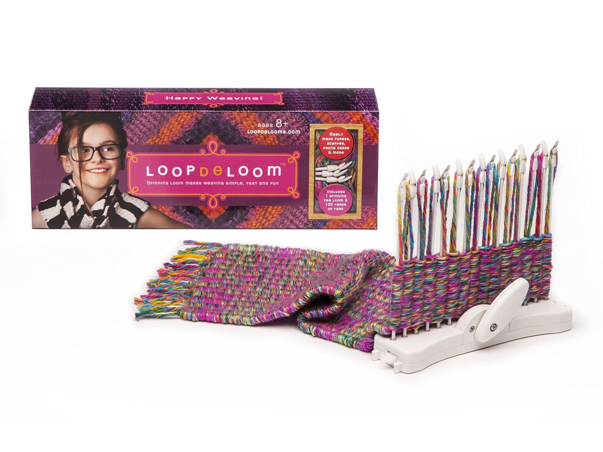 Loopdeloom Weaving Loom - Award Winning Craft Kit - Kitty Hawk Kites Online Store