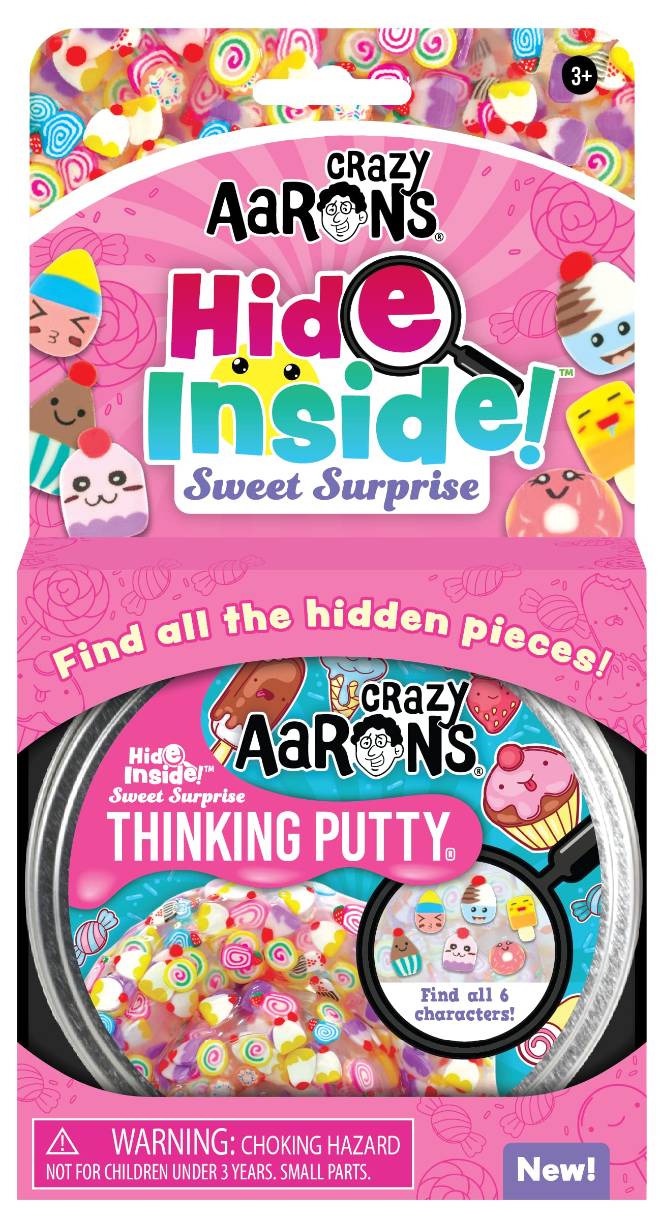 Crazy Aaron's Hide Inside Putty Playset - Sweet Surprise - Clear Putty with  Hidden Pieces - Non-Toxic, Never Dries Out – Kitty Hawk Kites Online Store