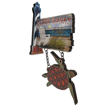 OBX Lighthouse Turtle 3D Magnet - Kitty Hawk Kites Online Store