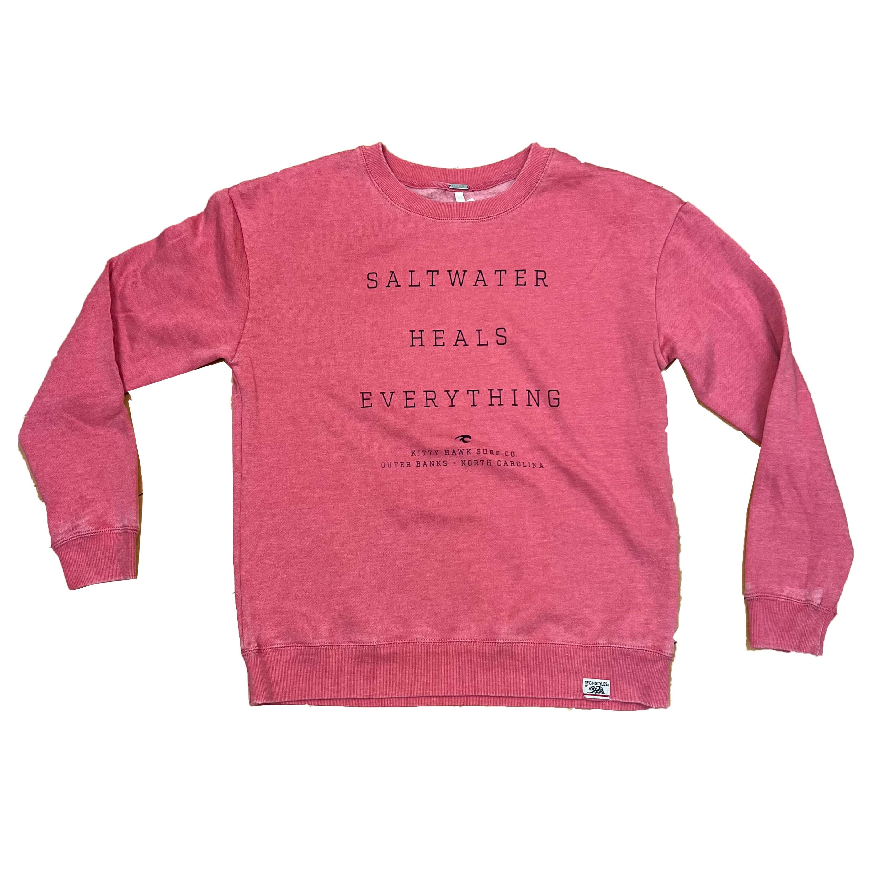 Kitty Hawk Surf CO Saltwater Heals Crew Neck Kitty Hawk Kites Online