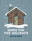 Life Is Good MEN'S HOLIDAY CABIN LONG SLEEVE CRUSHER TEE - Kitty Hawk Kites Online Store