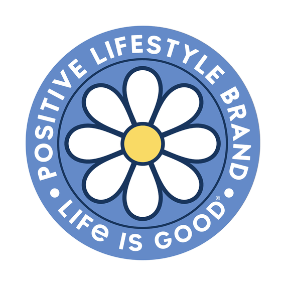 Positive Lifestyle Daisy 4" Circle Sticker - Kitty Hawk Kites Online Store