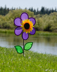 12in Purple Sunflower Spinner - Kitty Hawk Kites Online Store