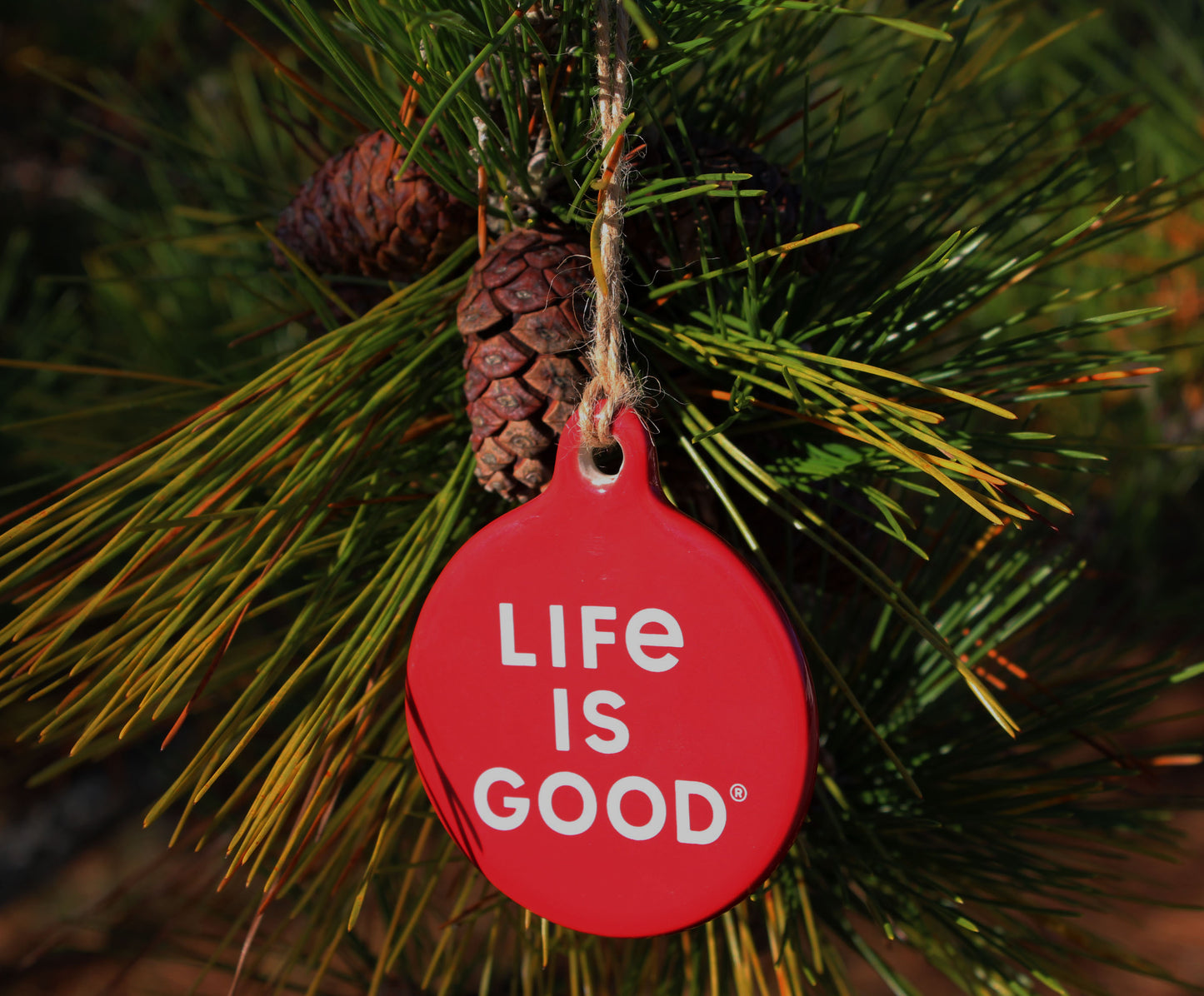 Life is Good Red Be The Good Ornament