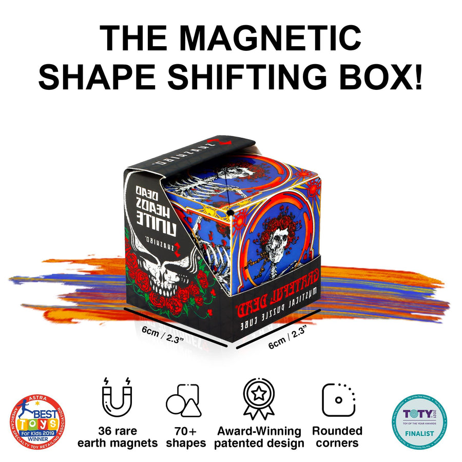 Shashibo Shape Shifting Box - The Grateful Dead - Skull & Roses - Kitty Hawk Kites Online Store