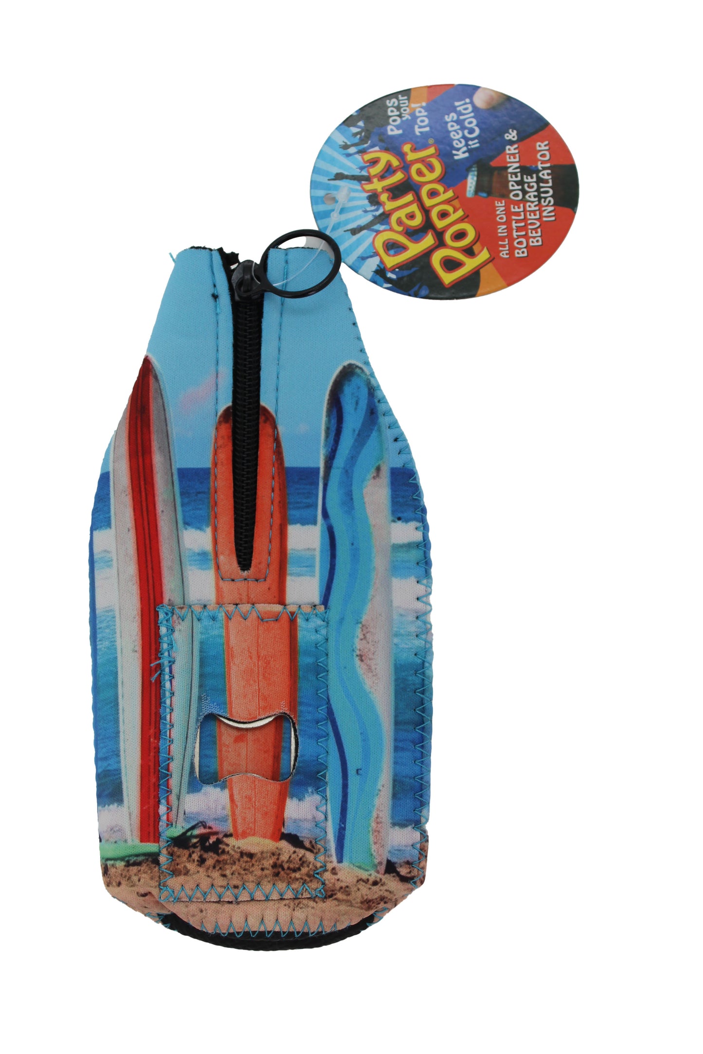 OBX LONGBOARDS PARTY POPPER KOOZIE