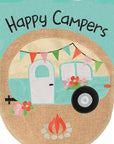 Happy Campers Garden Burlap Flag - Kitty Hawk Kites Online Store