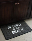 Retired To The Beach Decorative Doormat - Kitty Hawk Kites Online Store