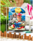 Hot Dogs On The Beach Garden Flag - Kitty Hawk Kites Online Store