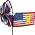 Yellow Ribbon Patriotic Triple Spinner - Kitty Hawk Kites Online Store