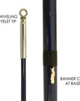 19 Foot Heavy Duty Telescoping Windsock Pole - Kitty Hawk Kites Online Store