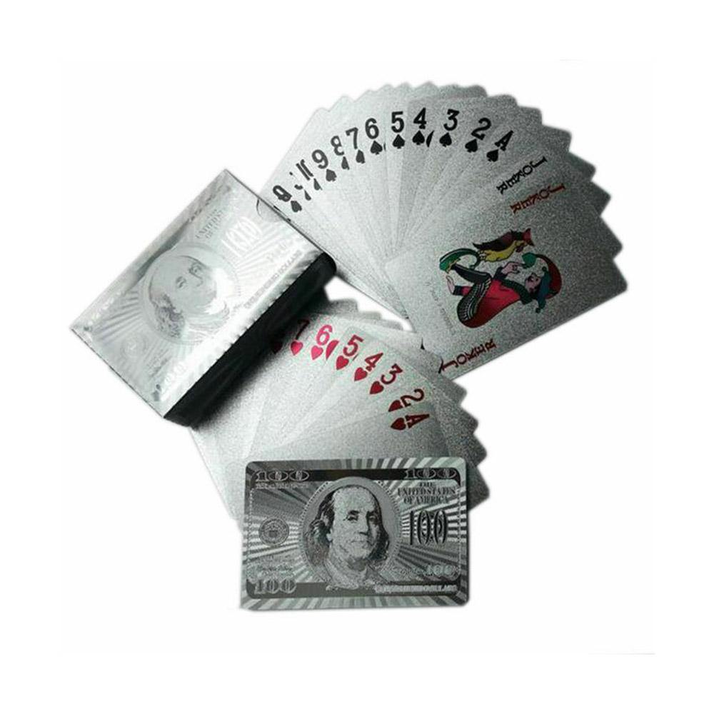 $100 Las Vegas Dollar Gold Foil Playing Cards