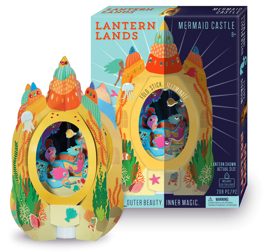 Bright Stripes DIY Lantern Lands - Mermaid Castle Craft Kit