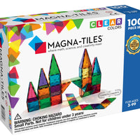 Magna-Tiles Clear Colors 100 Piece Set