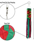 In the Breeze - Poinsettia Holiday Windsock