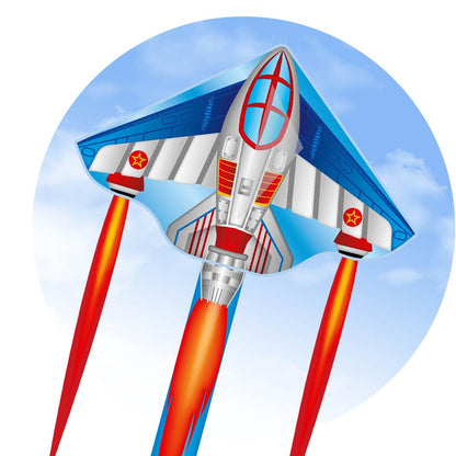 47" Simple Flyer Delta Kite - Jet Plane