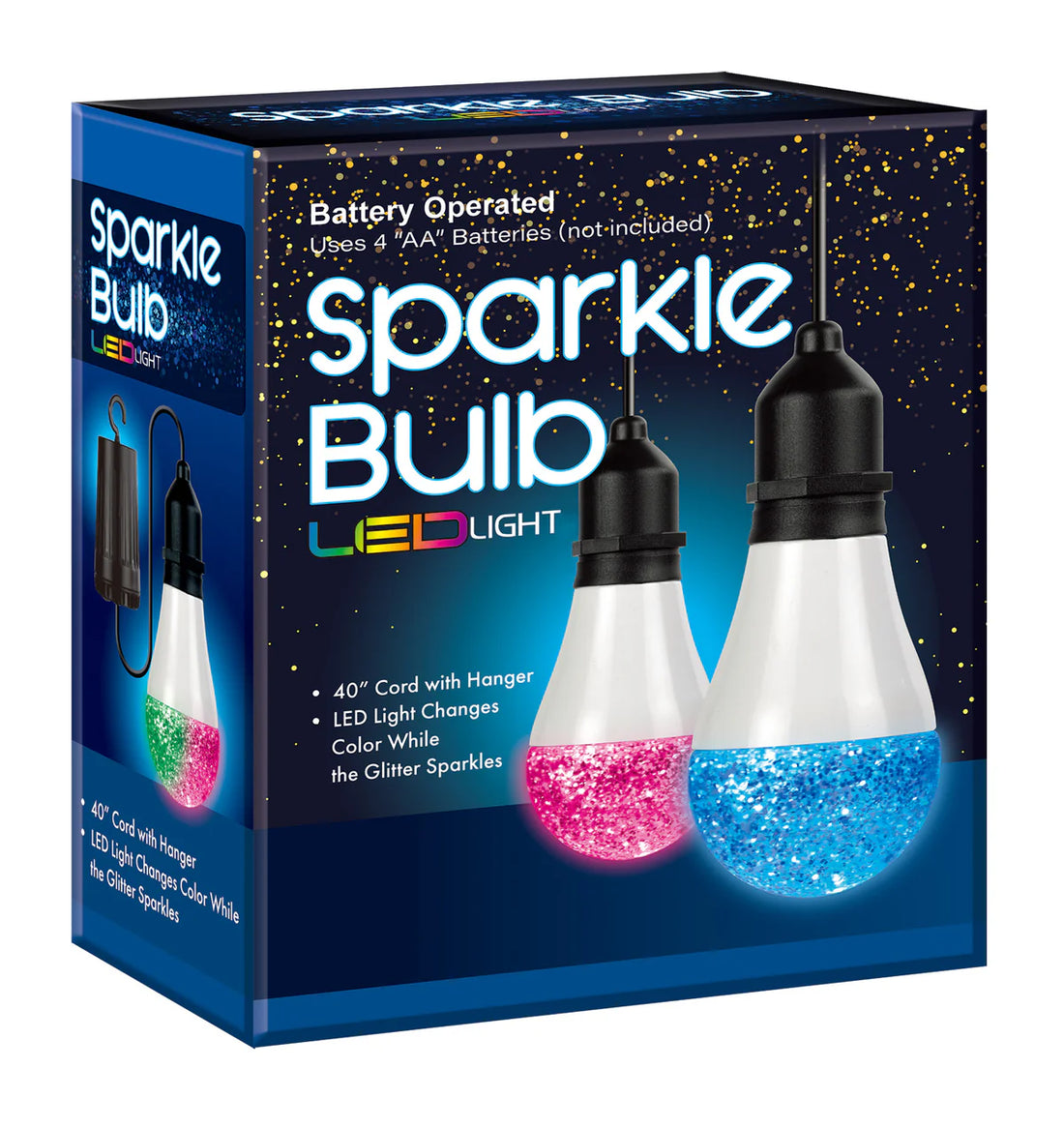 Glitter LED Light Bulb