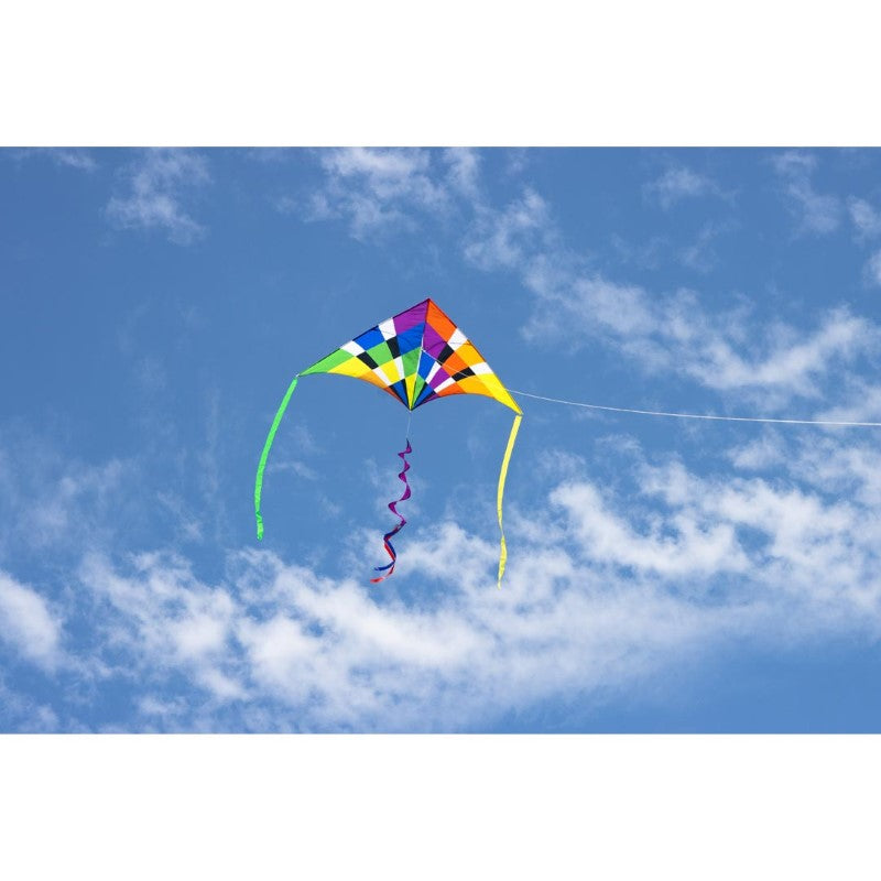 2M Delta Kite - Rainbow Checker
