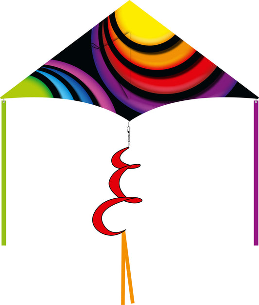 2M Delta Kite - Circles