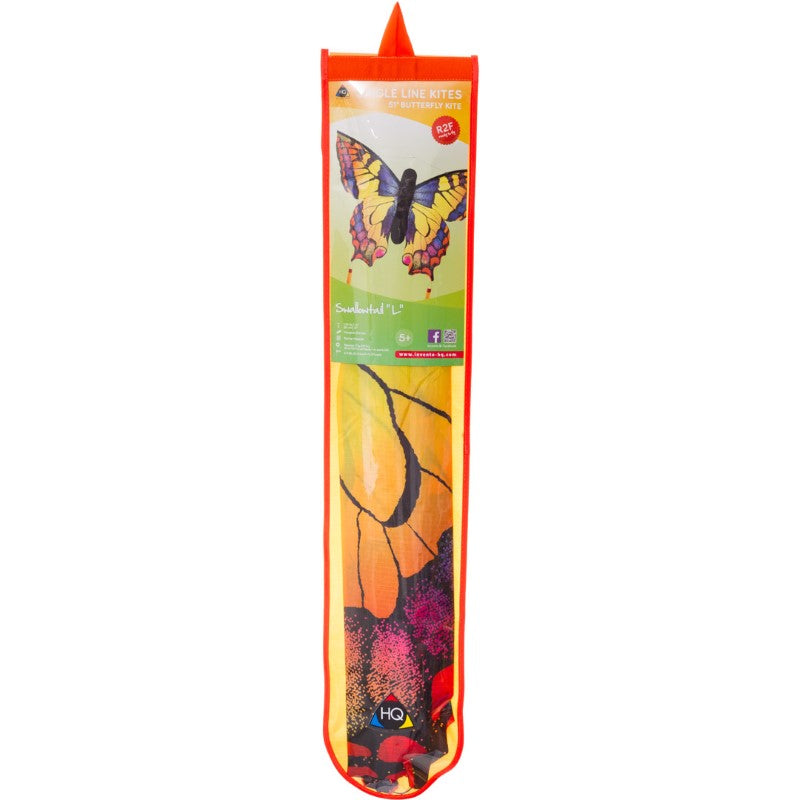 HQ Kites Swallowtail Butterfly Kite, 51 Inch Single Line Kite with Tail