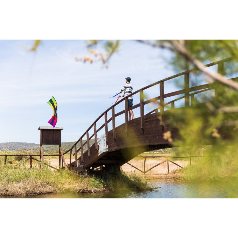 HQ Mojo Quad Line Kite - Rainbow