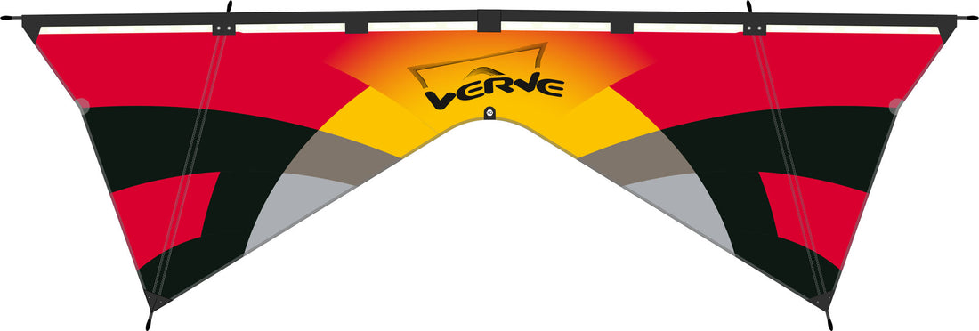 HQ Verve Quad-Line Sport Kite - Blaze