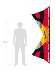 HQ Verve Quad-Line Sport Kite - Blaze