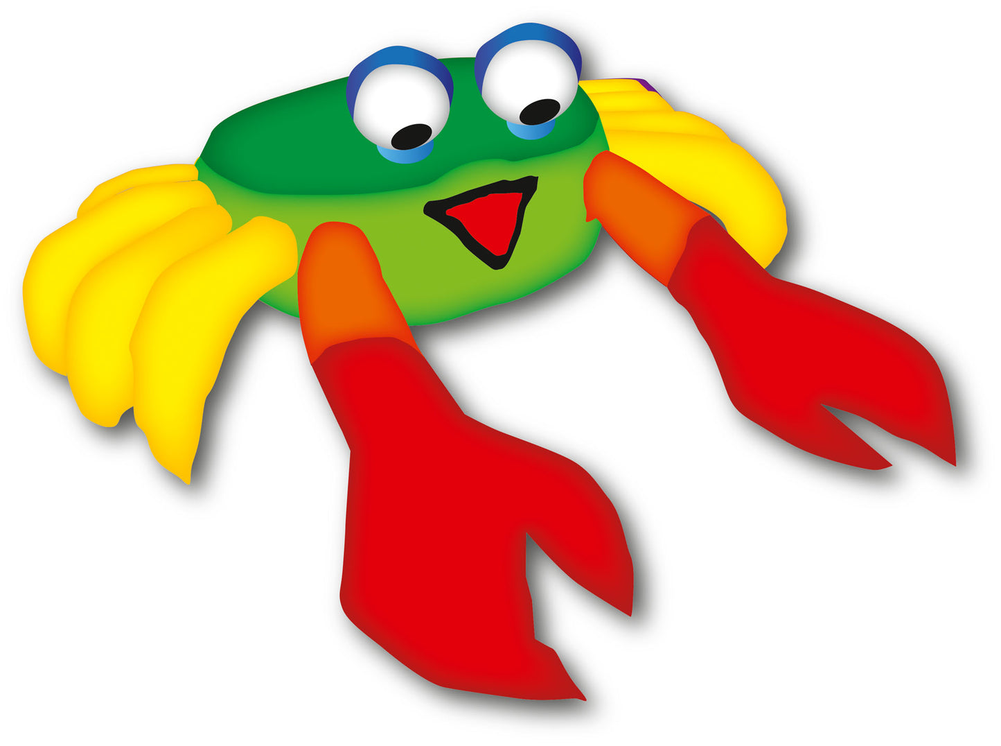 Large 3M Billy the Bouncing Crab - Green