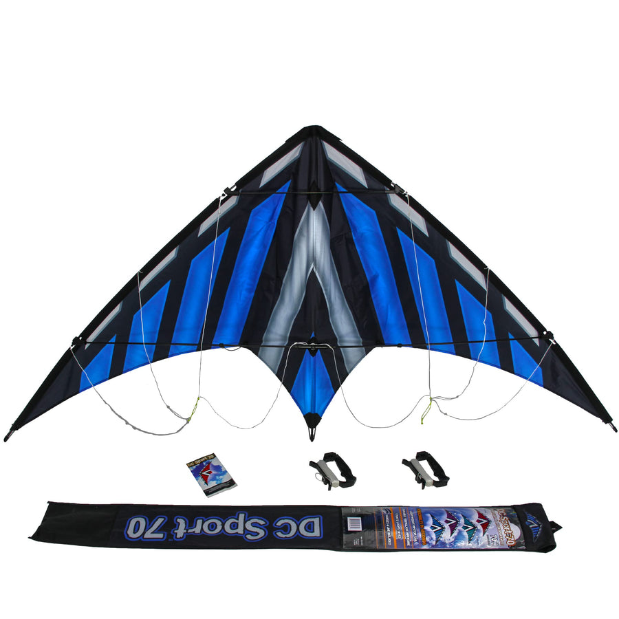 WindNSun Stunt Kites - Intro, Travel, and Competition Dual Line 2-Control Kites for Tricks, Acrobatic Stunts, and Syncronized Flying