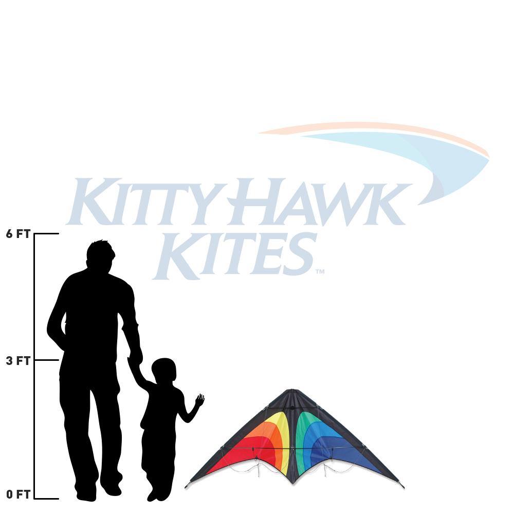 Kitty Hawk Osprey Dual Line Stunt Kite - Fire Raptor