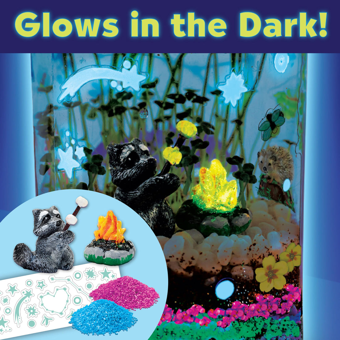 Creativity for Kids Grow 'N Glow Terrarium Kit for Kids - Science Activities for Kids (Packaging May Vary)