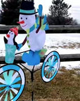 20 in. Bike Spinner - Snowman