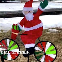 20 in. Bike Spinner - Santa