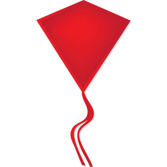 30" Solid Color Diamond Kite - Red