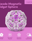 Speks Geode Sphere Magnetic Fidget Toy - Quartz