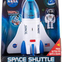 Daron NASA Space Adventure Series: Space Shuttle with Lights & Sounds & Figure, Approx 9" X 7"