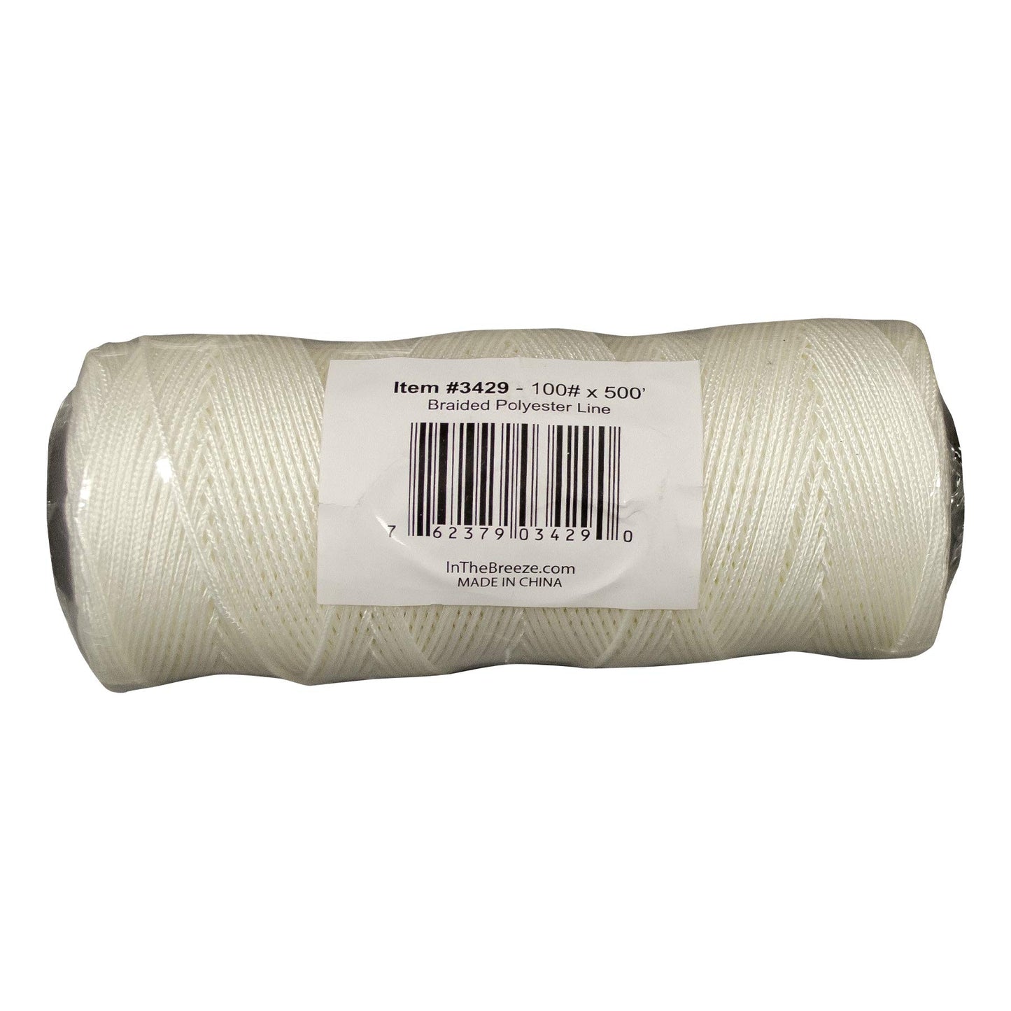 In the Breeze Bulk Braided Polyester Kite Line, 100 lb x 500-Feet, 3429