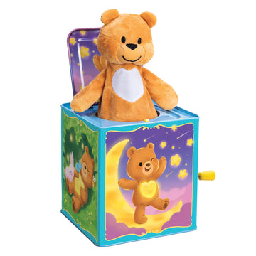 Teddy Bear Pop N Glow Jack in The Box