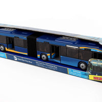 Daron MTA New York City Bus 16" Articulated Bus RT8571 Toy, Brown