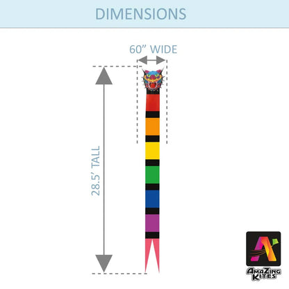337" Collapsible Serpent Kite