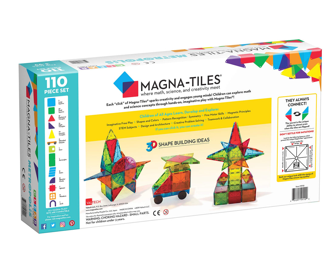 Magna Tiles Metropolis 110Piece Set